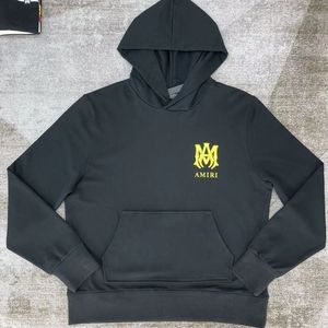 Amiri Classic Black Hooded Pocket Sweatshirt